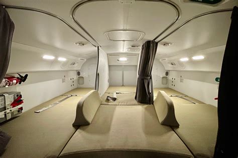The hidden areas of planes where the crew rests .